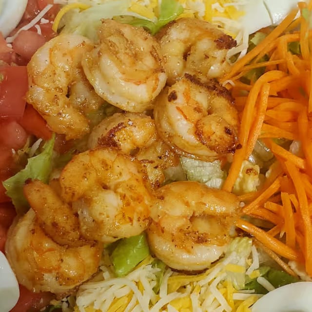 Grilled Shrimp Salad.